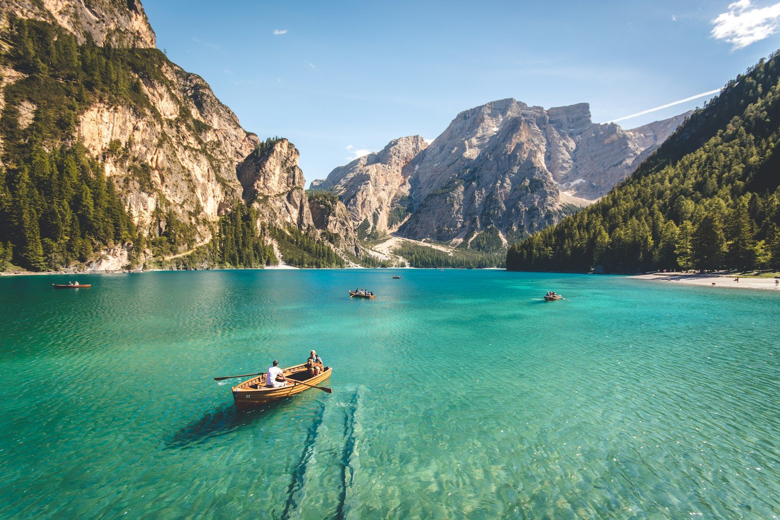 Stock photograph of a calm lake